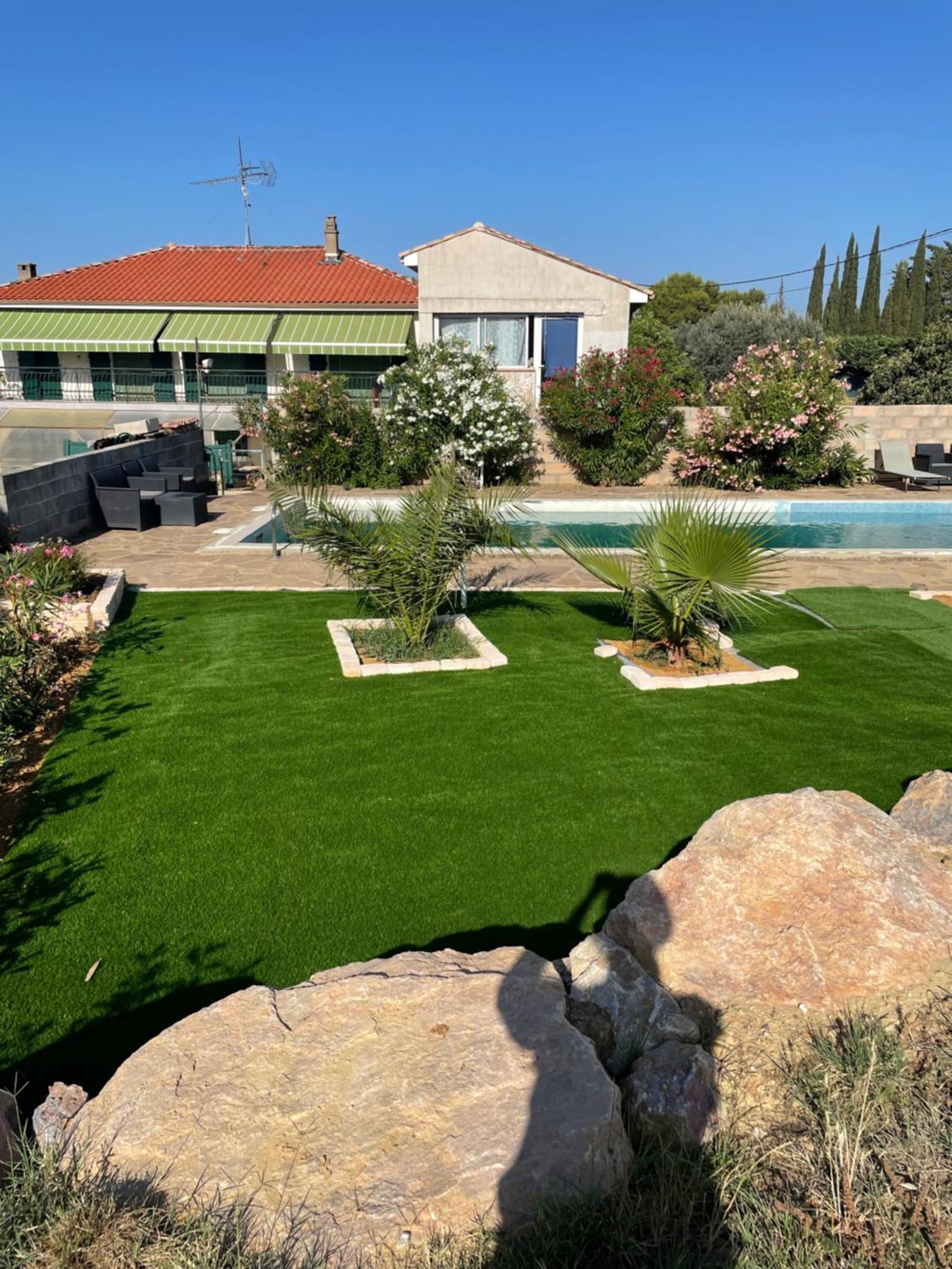 Les Olivades Bed & Breakfast Magalas Exterior photo